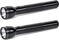 Maglite LED 3-Cell D Flashlight, Black 2 Pack