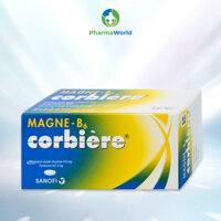 Magne B6 Corbiere (FCT) Box 5BLX10 (Điều Trị Thiếu Magnesi Riêng Biệt Hay Kết Hợp (5 Vỉ X 10 Viên)
