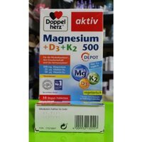 Magnesium 500 D3 K2 hộp 30 viên của Đức