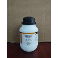 MAGNESIUM SULFATE HEPTAHYDRATE - MgSO4.7H2O tinh khiết - chai 500g - Trung Quốc