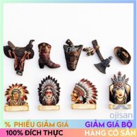 [Magnet] [Nam châm] Dán Tủ Lạnh Phong Cách Ấn Độ Mỹ