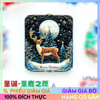 [Magnet] Nam châm tủ lạnh dsigner giáng sinh nai sừng tấm