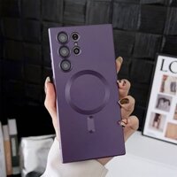 Magnetic Phone Case For Samsung Galaxy S23 Ultra S22  S21 ultra S23 Plus 5G camera Lens protection soft casing protective Cases Shockproof Cover