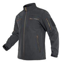 MAGNIVIT Men's SoftShell Jacket Fleece Lined Water Resistant Tactical Jacket Coat with 6 Zipper Pockets