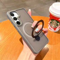 Magsafe Giá Đỡ Dành Cho Samsung S24 Ultra S24 Plus S23 Siêu Từ Giá Đỡ Dành Cho Galaxy S24 Matte Trong Suốt Bìa Cứng