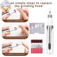 Magwen Máy Đánh Bóng Móng Tay Điện Mũi Khoan Móng Tay Chuyên Nghiệp Mài Đánh Bóng Loại Bỏ Da Chết Nghệ Thuật Chà Nhám Tập Tin Bút Máy Làm Móng VN