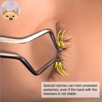 Magwen Thiết Kế Mới Cách Ly Chính Xác Lash Nối Dài Nhíp Góc Chiến Lược Mở Hàm Tách Nhíp Cho Nối Mi VN