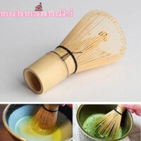 Mahmoundki 80 Bàn Chải Tre Viền Nhà Bộ Trà Nhật Bản Trà Xanh Matcha Phụ Kiện Tre