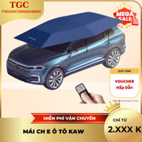 Mái che ô tô gấp gọn, dù che ô tô bảo vệ xe, giảm nhiệt độ, bảo vệ nội thất xe, Hàng chính hãng