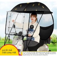 Mái che xe máy và xe đạp điện khung cứng LMD CAR