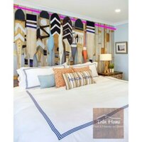 Mái chèo decor trang trí, mái chèo màu trang trí