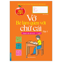 Mai Em Vào Lớp 1 Vở Tập Dành Cho Bé Tuổi