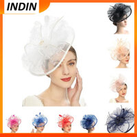 Mai Fascinators Mũ Tiệc Trà Mũ Ruy Băng Lông Vũ Decoartion Câu Lạc Bộ thập niên 1920 Phong Cách Thanh Lịch Băng Đô Có Băng Đô Và Kẹp Mũ Đội Đầu Cho Bé Gái Nữ