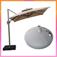 Mái hiên Dù Đứng Dù Dù Dù Dù Kèm Thanh Có Thể Tháo Rời Ổn Định Màu Xám Tròn Cho Sân Vườn Ngoài Trời Sàn Bãi Biển Sân Sau