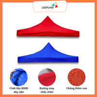 Mái nhà bạt di động (Lều xếp) che mưa, che nắng cao cấp đủ các kích thước 2x2m, 3x3m, 3x4.5m, 3x6m