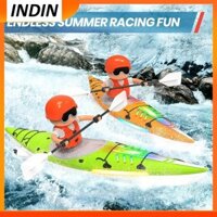 Mai RC Thuyền Kayak Thuyền 2.4GHz Điều Khiển Từ Xa Thuyền Đồ Chơi Với Đèn LED Nhiều Màu Sắc Cho Hồ Bơi Quà Tặng Cho Bé Trai Bé Gái