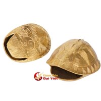 Mai Rùa Phong Thủy Gieo Quẻ Bằng Đồng Kích Thước 8.5x6.5x2.5cm - 11x8.5x4cm