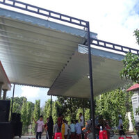 Mái xếp lớp che nắng