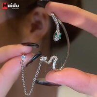 Maidu Jewelry Bông Tai Hình Con Rắn Cho Woemn Bông Tai Kim Bạc S925 Mới Nhất Bông Tai Cá Tính Nữ Thần