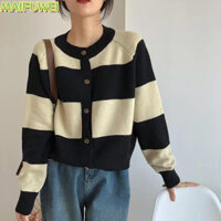 MAIFUWEI áo len cardigan áo khoác cardigan Casual Stylish Hàn Phong Fashion A91K7I2 31Z240803