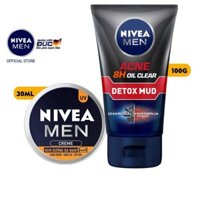 mailinh_4647 [Nivea] Bộ Đôi Nivea Men Chăm Sóc Da Cho Nam, Giúp Sáng Da & Kiểm Soát Nhờn Mụn (83940 + 83923)