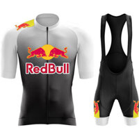 Maillot Đi Xe Đạp Người Mtb Nam Xe Đạp Quần Áo Red Bull Jersey Bộ Đường Bộ Thể Thao Thiết Bị 2025 Yếm Trang Phục Quần Áo Leo Núi