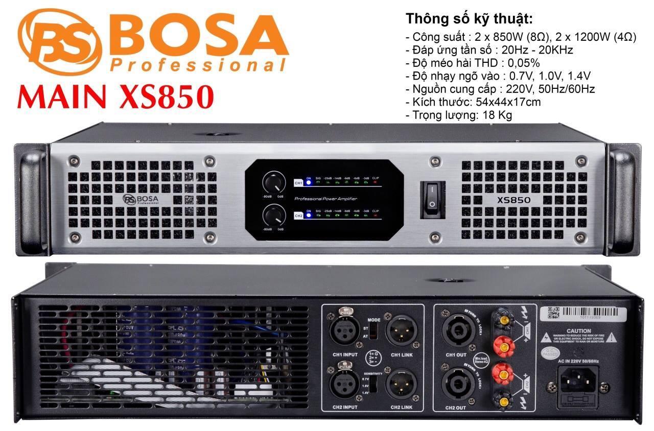 Main 2 kênh Bosa XS850