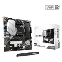 Main Asrock B550M Wifi 6E Bluetooth AMD B550, Sk AM4, M-ATX, 4 khe ram DDR4