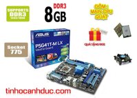 Main ASUS P5G41T-MLX sk 775 sp 8G DDR3 TẶNG KÈM CPU QUẠT FE CHẮN ĐẦY ĐỦ