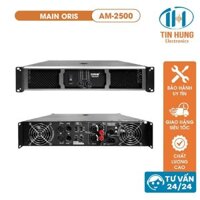 Main công suất 24 sò Oris AM-2500 chính hãng, Cục đẩy công suất 2 kênh mỗi kênh 1200W bảo hành 12 tháng Oris Profesional