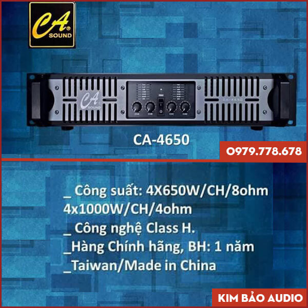 Main công suất CA Sound CA-4650