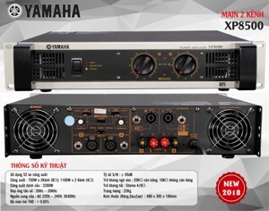 Main Công suất Yamaha P8500