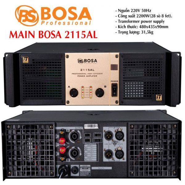 Main đẩy công suất Bosa 2115AL