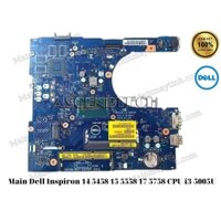 Main Dell Inspiron 14 5458 15 5558 17 5758 CPU i3-5005U