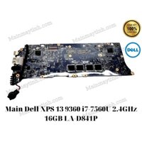 Main Dell XPS 13 9360 i7-7560U 2.4GHz 16GB LA-D841P