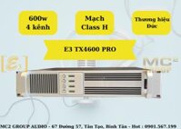 Main E3 TX4600 pro 4 kênh 600w