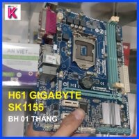 Main H61 Gigabyte SK1155 sáng trưng chạy tốt giá rẻ, tặng keo tản nhiệt CPU