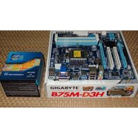 Main máy tính gigabyte H77 d3h 4 khe ram củ bảo hành 1 tháng.