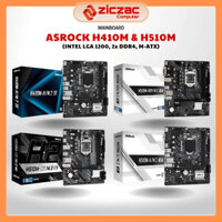 Mainboard Asrock H410M H510M DDR4 hỗ trợ SSD M2 NVME - Chính hãng bảo hành 36 tháng