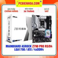 MAINBOARD ASRock Z790 Pro RS/D4 ( LGA1700 / ATX / 4xDDR4 )