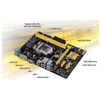 Mainboard Asus H81M-K (Intel H81/ Intel LGA 1150/ M-ATX/ 2 khe ram/ DDR3/ Lan)