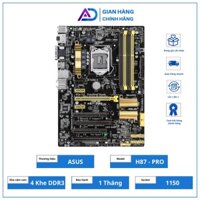 Mainboard Asus H87-PRO Bo Mạch Chủ Socket 1150 Chipset Intel Z87 Hàng Đẹp Like New