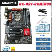 Mainboard - Bo Mạch Chủ Máy tính Gigabyte H97-Gaming 3 - 4 Khe ram - Kèm Keo tản, Cáp Sata - Main tháo máy Korea