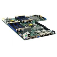 Mainboard - Bo mạch chủ máy Supermicro X8DTU-LN4F, 4 cổng Lan Gigabit onboard, chipset X58 dual socket 1366 12 khe ram