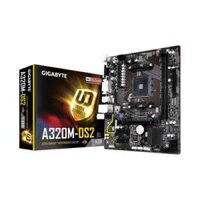 Mainboard GIGABYTE A320M-DS2 (AMD A320, Socket AM4, m-ATX, 2 khe RAM DDR4)