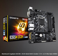 Mainboard Gigabyte B365M- DS3H (Intel B365/Socket 1151-v2/4 khe Ram DDR4)