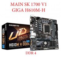 Mainboard Gigabyte H610M H DDR4 CHÍNH HÃNG Hỗ trợ bộ xử lý dòng Intel®  Core™ thế hệ thứ 12 Kênh đôi DDR4 không có bộ đệm ECC, 2 DIMM Thiết kế VRM kỹ thuật số hỗn hợp 6 + 1 + 1 Mạng LAN Intel ® GbE với Phần mềm tăng tốc Internet cFosSpeed NVMe PCIe 3.0 x4 M.2 Tụ âm thanh chất lượng cao và chống ồn âm thanh Quạt thông minh 6 có nhiều cảm biến nhiệt độ, đầu cắm quạt lai với FAN STOP GIGABYTE APP Center, Sử dụng đơn giản và dễ dàng Thiết kế điện trở chống lưu huỳnh