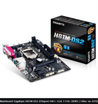 Mainboard Gigabyte H81M DS2 (Chipset H81/ LGA 1150/ DDR3 2 khe/ m-ATX)