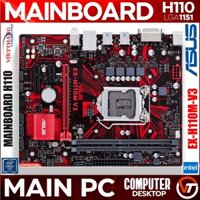 Mainboard H110 Asus H110 EX-H110M V3 dùng cho CPU G4400, G4560,i3 6100, i5 6400 rất đẹp ( Cũ - 2nd )