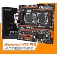 Mainboard HUANANZHI X99F8D. Bo Mạch Chủ Intel Dual CPU X99 LGA 2011-3 E5 V3 V4, E-ATX. Hàng mới 100% full box. BH: 12T